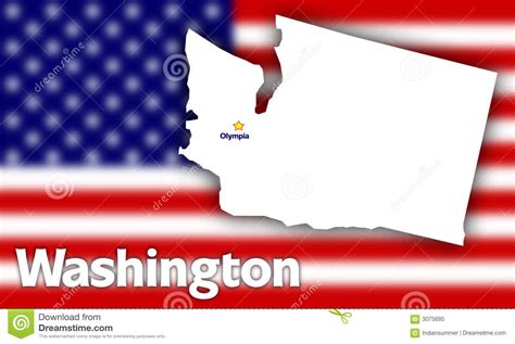 Washington state contour stock illustration. Illustration of america ...