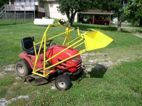 5 Pics Homemade Garden Tractor Loader Plans And Description - Alqu Blog