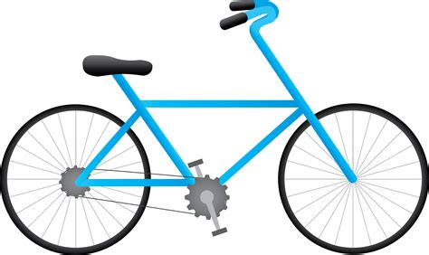 Blue Bicycle PNG Transparent image - ClipArt Best - ClipArt Best