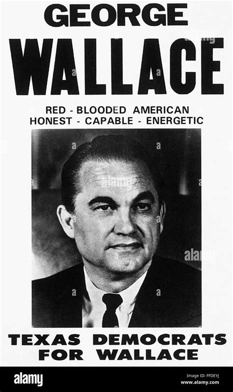 WALLACE CAMPAIGN, 1968. /nCampaign poster, 1968, supporting George ...