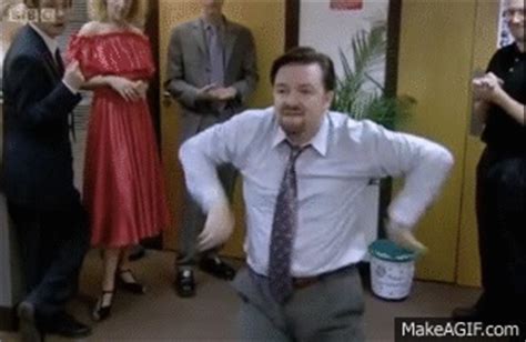 THE David Brent Dance - The Office - BBC on Make a GIF