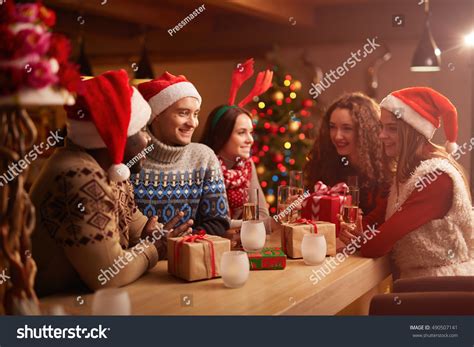 Christmas Gathering Stock Photo 490507141 : Shutterstock