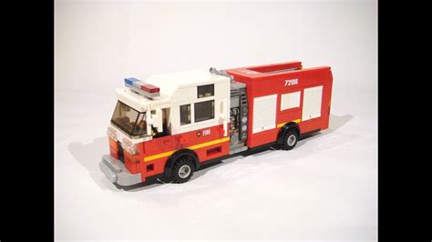 LEGO Custom MOC - American Fire Truck - YouTube