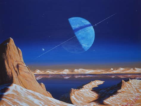 Lake Lassell (Neptune as seen from Triton) by Axel-Astro-Art on DeviantArt