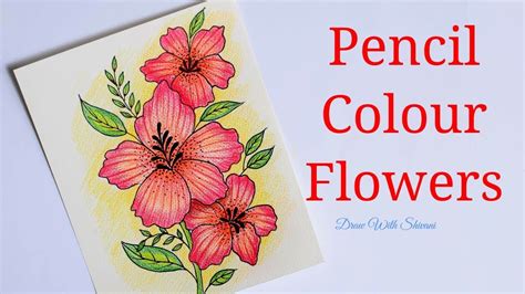 Easy Colored Pencil Drawings Of Flowers - joanamtfjoana