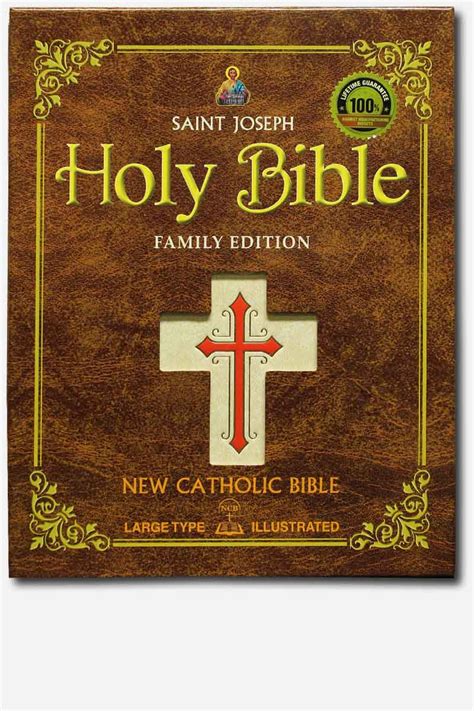 Holy Bible Saint Joseph Family Edition - Large Type - Illustrated | ST PAULS