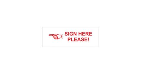 Sign Here Please Stock Stamp 4911/191 38x14mm | Rubber Stamps Online ...