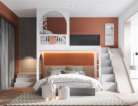 Modern Children Bedroom - 3D Model by 531113675