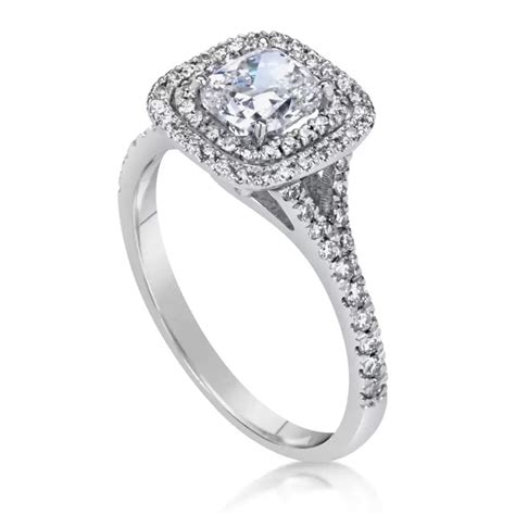 2.00 Ct Cushion Cut Diamond Solitaire Engagement Ring | Ara Diamonds