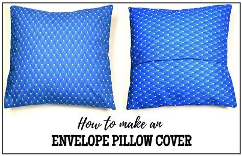 How to make an envelope pillow cover tutorial - I Can Sew This