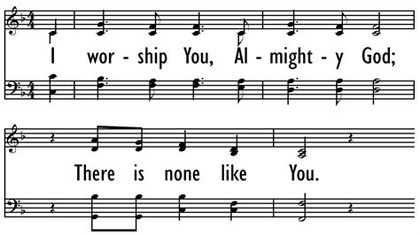 I WORSHIP YOU, ALMIGHTY GOD | Digital Songs & Hymns