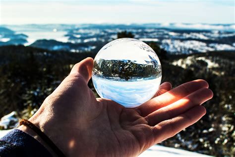 Free Images : water, hand, sphere, sky, world, finger, reflection, glass, tree, earth, sunlight ...