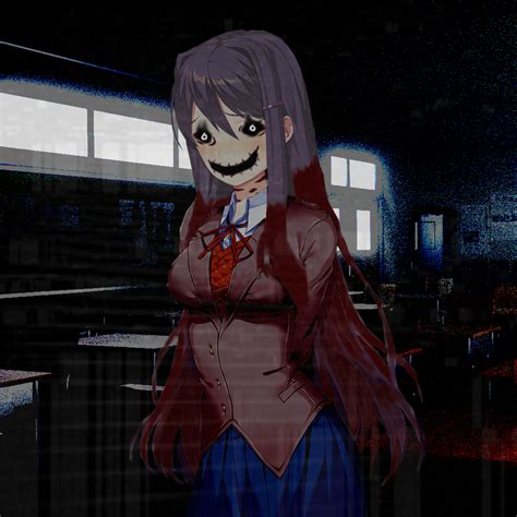 [Media] I'm trying to make more scary art for a project, is this spooky enough? : r/DDLC