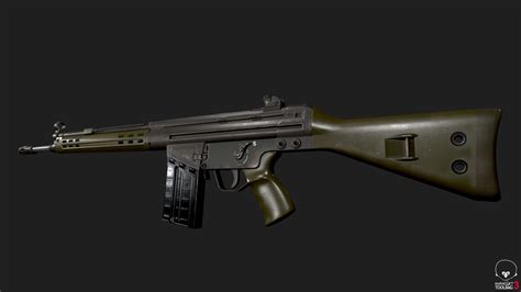 ArtStation - G3A3 Rifle