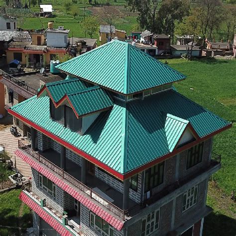 Terrace roofing tin shed in Uttarakhand - Doon fabrication tin shed