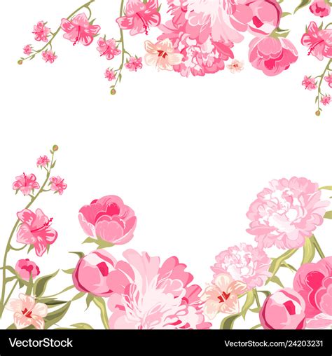 Vintage flower card Royalty Free Vector Image - VectorStock