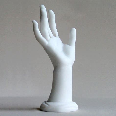 Hand – ring holder statue made of Alabaster - eStatueShop