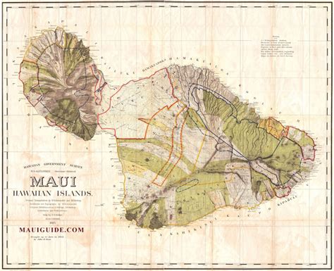 Maui Island Map | Maui by Region, Town, and Village