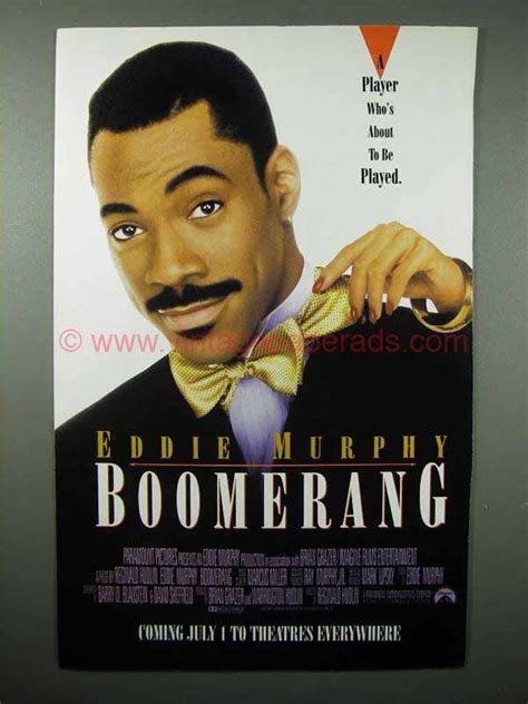 1992 Boomerang Movie Ad - Eddie Murphy - A Player-BE1099