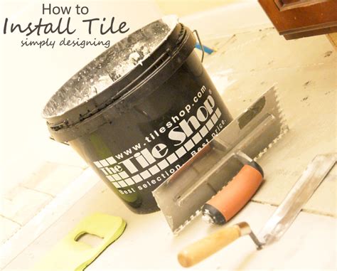 How to Install Tile {Tile Installation: Part 3} #thetileshop @thetileshop