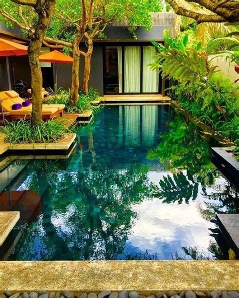 30+ Impressive Tropical Pool Design Ideas - TRENDHMDCR | Luxury pools, Backyard resort, Pool designs