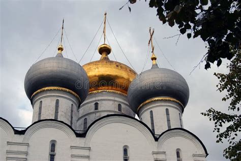 Architecture of Novodevichy Convent in Moscow. Smolensk Icon Church ...