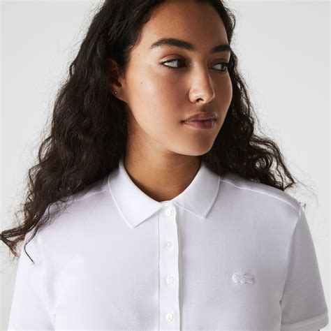 Women's Slim Fit Stretch Cotton Piqué Polo - Women's Polo Shirts - New In 2023 | Lacoste
