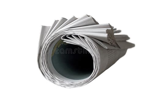 Rolled up newspaper stock photo. Image of market, editorial - 11430286