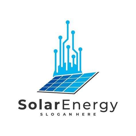 Tech Solar logo vector template, Creative Solar panel energy logo ...