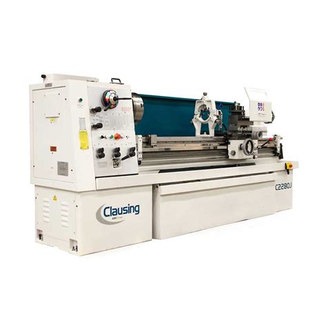 22” x 80” New Clausing Lathe C22 Variable Speed Gap Bed