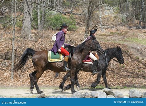 Historical Reenactment Events in Lexington, MA, USA Editorial Photo ...