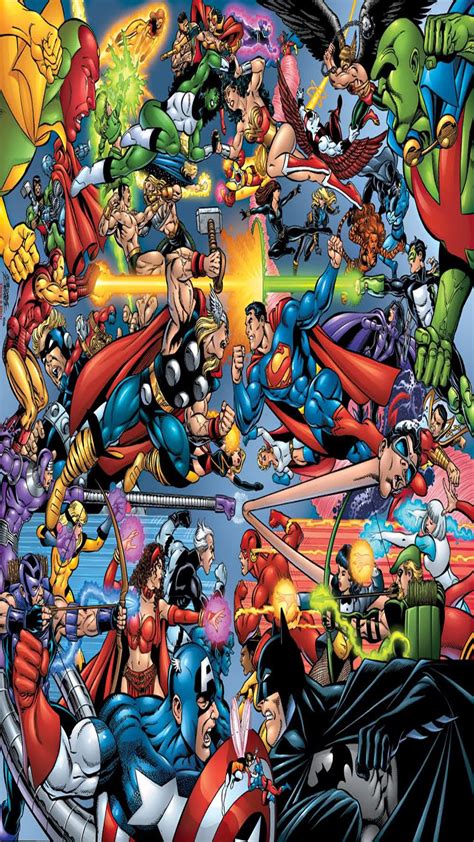 Marvel vs. DC Galaxy S5 Wallpaper (1080x1920) | Dc comics vs marvel, Marvel vs dc, Avengers vs ...