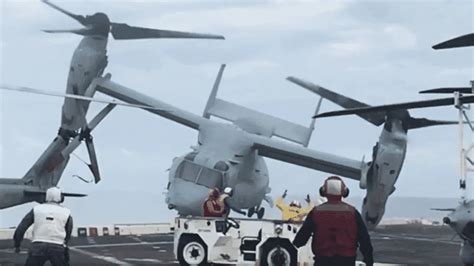 Disturbing Footage Of The Fatal 2017 MV-22 Osprey Crash Has