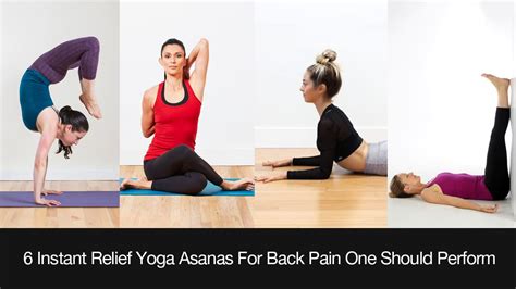 6 Instant Relief Yoga For Back Pain Poses You Should Perform