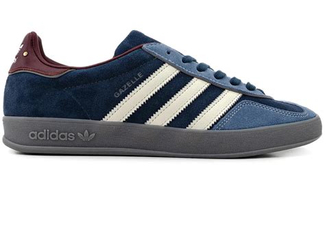 adidas Gazelle Indoor Crew Navy Burgundy Men's - ID1008 - US