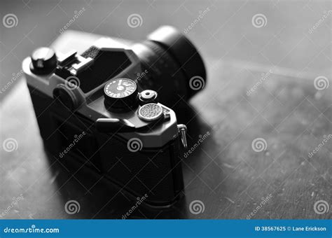 Old Camera and Lens for Photography Stock Image - Image of background ...