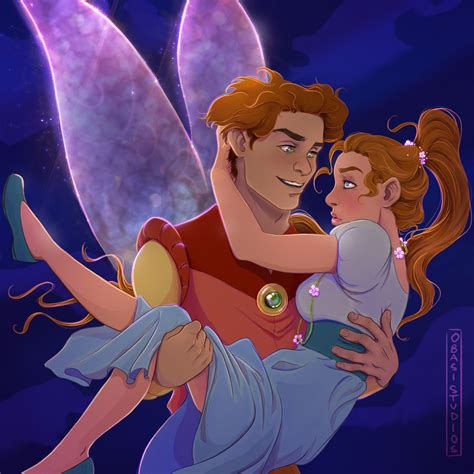 Thumbelina and Prince Cornelius by ObasiArt on DeviantArt