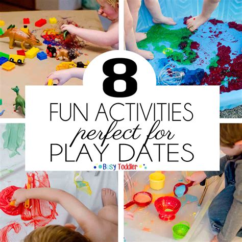 8 Messy Play Date Activities - Busy Toddler