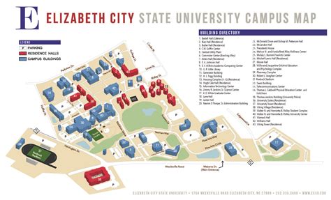 Ecsu Campus Map Campus Map Campus Directional Signage Images | Images ...