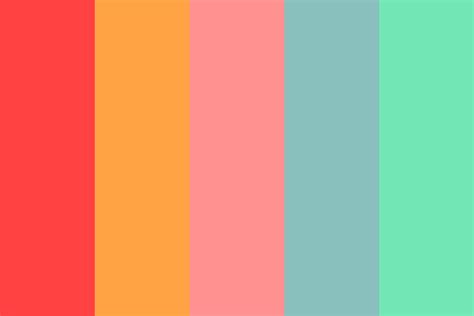 Muted Rainbow Color Palette - a-shit-go2