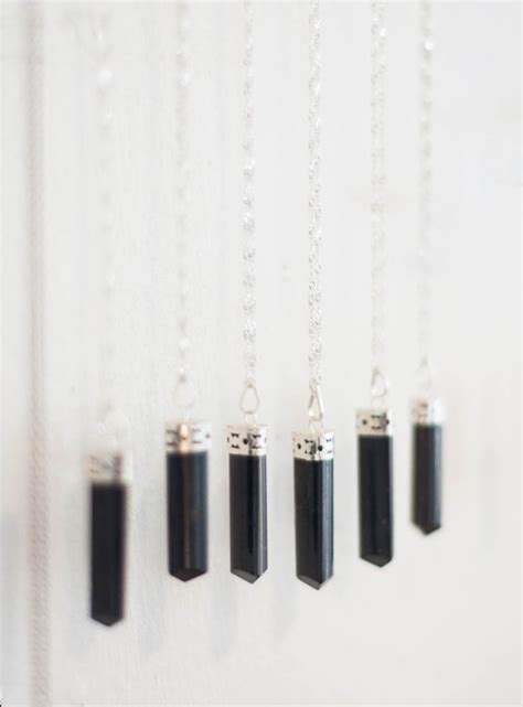 Black Tourmaline Pendant | Holiday Season | Village Rock Shop