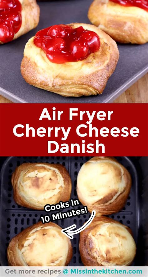 Air Fryer Cherry Cheese Danish in 2024 | Air fryer recipes easy, Air fryer recipes dessert, New ...