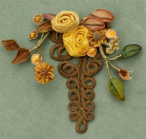 Blog – Vintage Passementerie | Ribbon embroidery, Silk ribbon ...