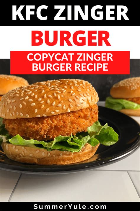 Get the scoop on the KFC Zinger Burger in this KFC chicken burger review and copycat recipe. The ...