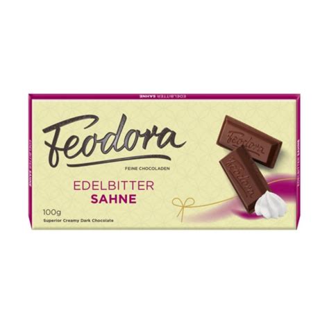 Feodora, Superior Dark Cream Chocolate Bar, 100gr - SPECTUS