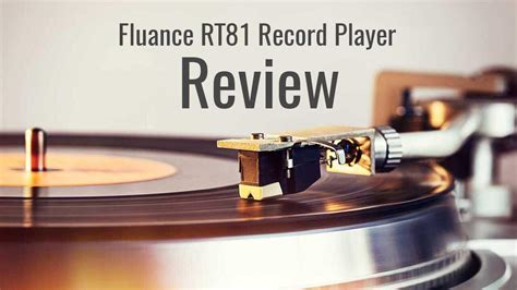 Fluance RT81 High Fidelity Vinyl Turntable Review