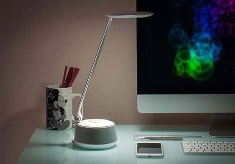 August Bluetooth Speaker LED Desk Lamp with USB Charging Port | Gadgetsin