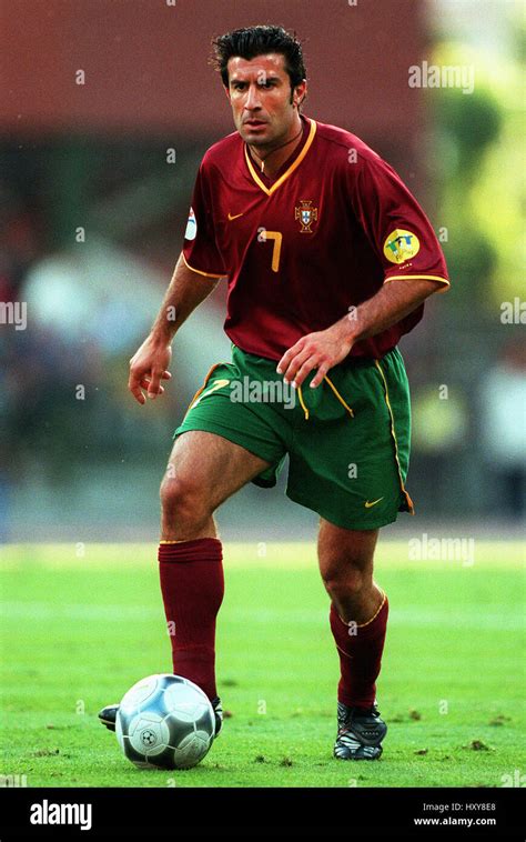 LUIS FIGO PORTUGAL & FC BARCELONA EINDHOVEN EURO 2000 24 June 2000 ...