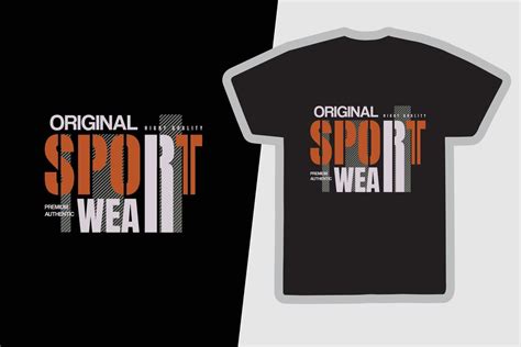 Sport wear t-shirt and apparel design 9495311 Vector Art at Vecteezy