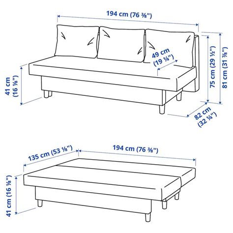 ÄLVDALEN divano letto a 3 posti, Knisa grigio scuro - IKEA Italia | Sofa bed with chaise, 3 seat ...